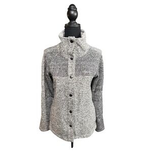 Women's Columbia snap button‎ gray jacket size S